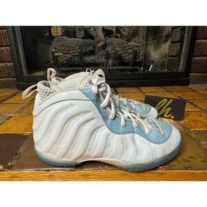 PreSchool 1.5y Nike Little Posite One White Aura Worn Blue Shoes DM1095-400